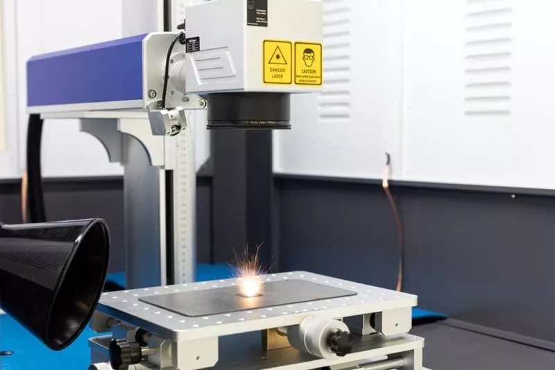 Secundary operation laser engraving