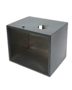 grey powder coated enclosure in vietnam